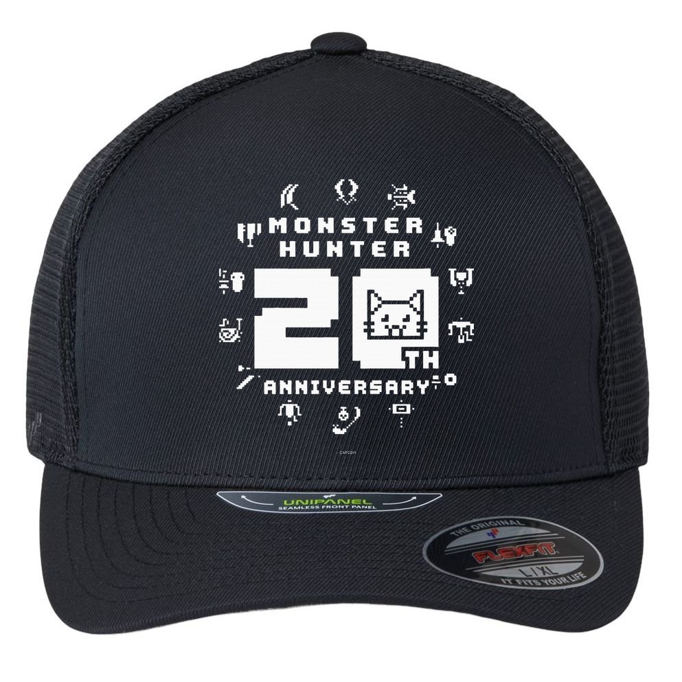 Monster Hunter 20th Anniversary Flexfit Unipanel Trucker Cap