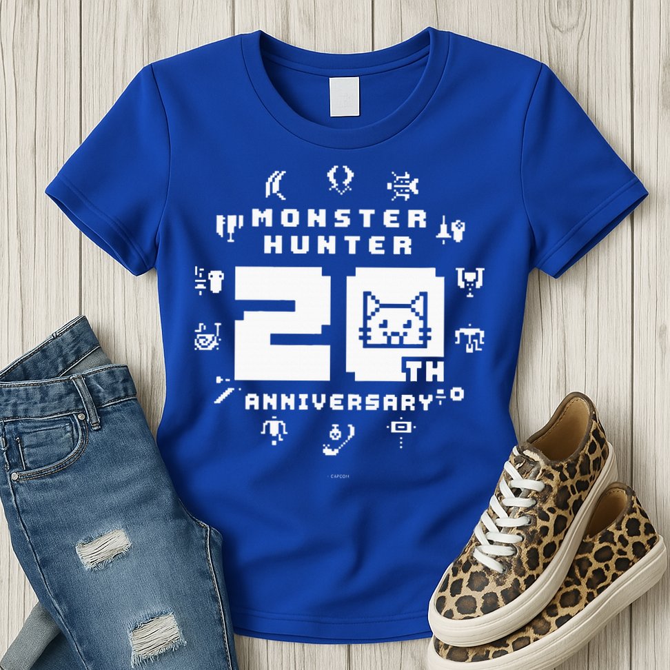 Monster Hunter 20th Anniversary Womens T-Shirt