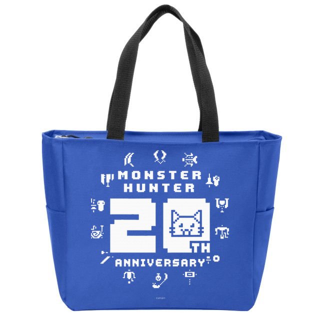 Monster Hunter 20th Anniversary Zip Tote Bag