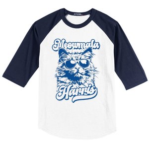 Meowmala Harris 2024 Funny Cat Lady Baseball Sleeve Shirt