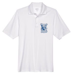 Meowmala Harris 2024 Funny Cat Lady Men's Origin Performance Pique Polo