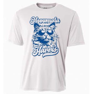 Meowmala Harris 2024 Funny Cat Lady Cooling Performance Crew T-Shirt