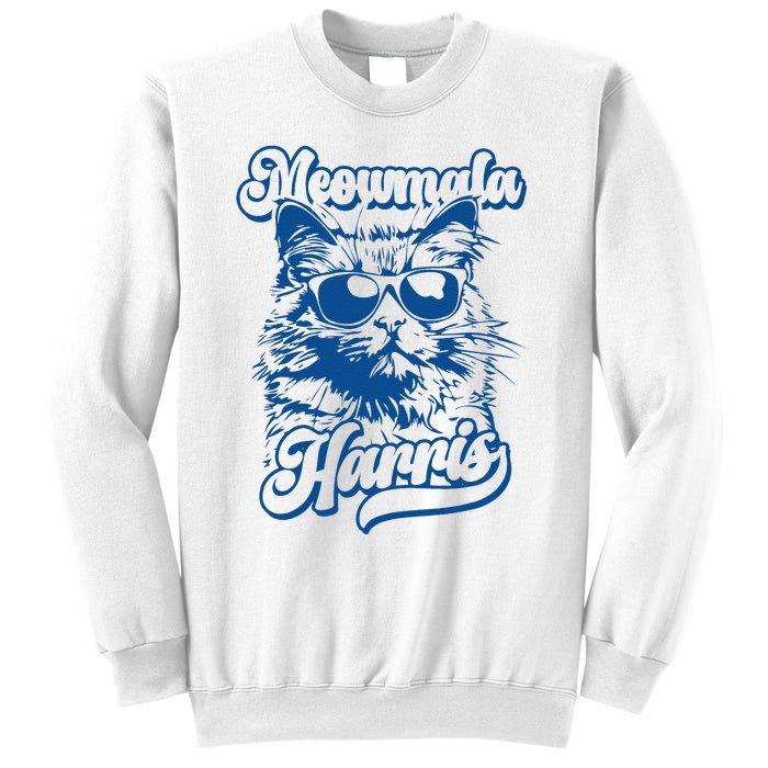 Meowmala Harris 2024 Funny Cat Lady Sweatshirt