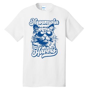 Meowmala Harris 2024 Funny Cat Lady Tall T-Shirt