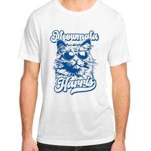 Meowmala Harris 2024 Funny Cat Lady Adult ChromaSoft Performance T-Shirt