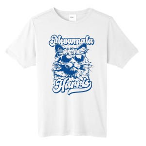 Meowmala Harris 2024 Funny Cat Lady Tall Fusion ChromaSoft Performance T-Shirt