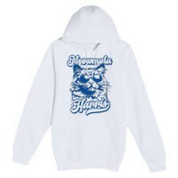 Meowmala Harris 2024 Funny Cat Lady Premium Pullover Hoodie