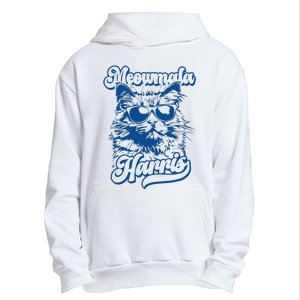 Meowmala Harris 2024 Funny Cat Lady Urban Pullover Hoodie