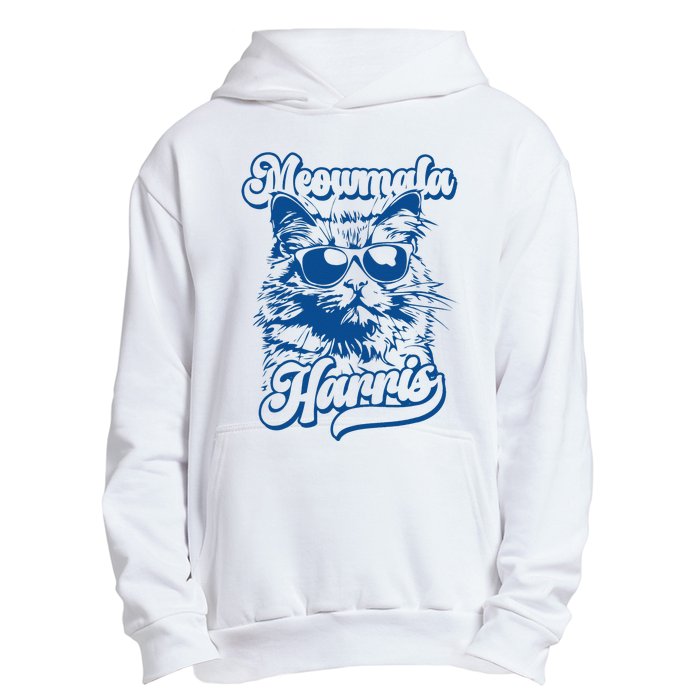 Meowmala Harris 2024 Funny Cat Lady Urban Pullover Hoodie