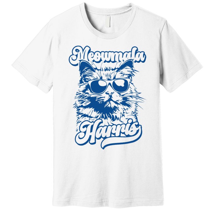 Meowmala Harris 2024 Funny Cat Lady Premium T-Shirt