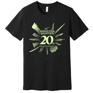 Monster Hunter 20th Anniversary Logo (C) Premium T-Shirt