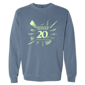 Monster Hunter 20th Anniversary Logo (C) Garment-Dyed Sweatshirt