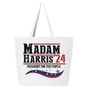 Madam Harris 2024 President For The People 25L Jumbo Tote