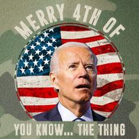 Merry Happy 4th Of You Know The Thing Funny Biden Confused Legacy Tie Dye Trucker Hat