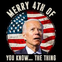 Merry Happy 4th Of You Know The Thing Funny Biden Confused Backpack