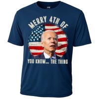 Merry Happy 4th Of You Know The Thing Funny Biden Confused Performance Shirt