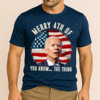 Merry Happy 4th Of You Know The Thing Funny Biden Confused Performance Shirt