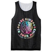 Mental Health Awareness Be Kind To Your Mind End The Stigma Mesh Reversible Basketball Jersey Tank