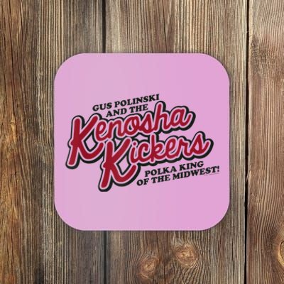 Mens Home Alone Kenosha Kickers Logo Coaster