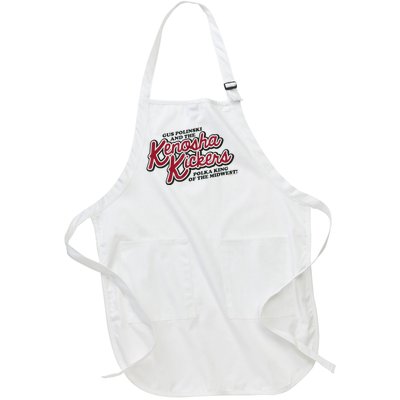 Mens Home Alone Kenosha Kickers Logo Full-Length Apron With Pockets