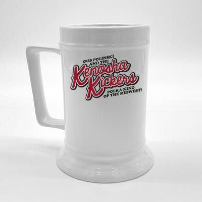 Mens Home Alone Kenosha Kickers Logo Beer Stein