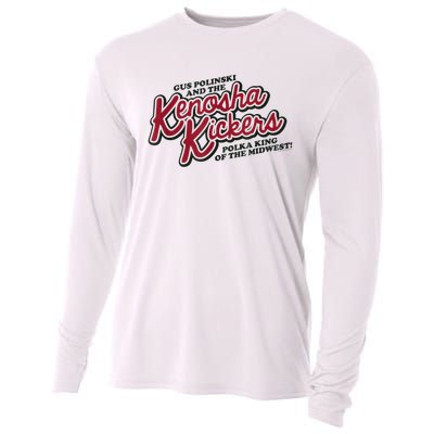 Mens Home Alone Kenosha Kickers Logo Cooling Performance Long Sleeve Crew