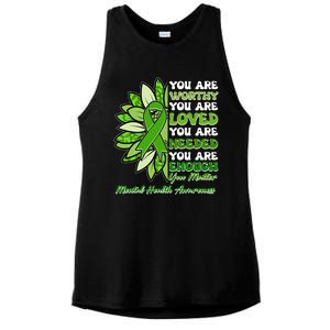 Mental Health Awareness You Matter Ladies PosiCharge Tri-Blend Wicking Tank