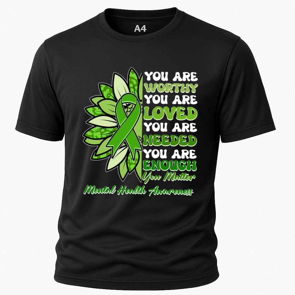 Mental Health Awareness You Matter Cooling Performance Crew T-Shirt