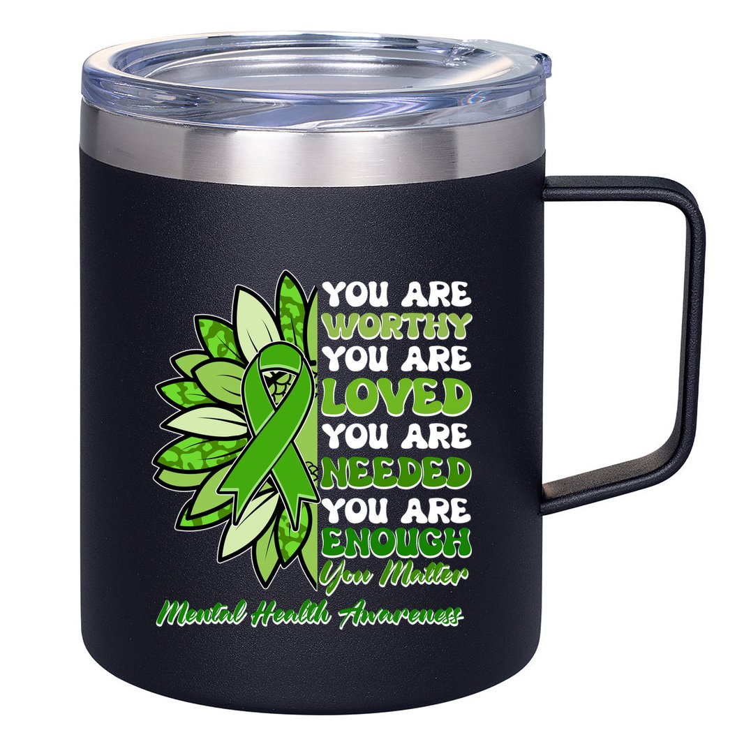 Mental Health Awareness You Matter 12oz Stainless Steel Coffee Mug