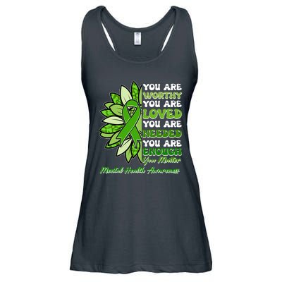 Mental Health Awareness You Matter Ladies Essential Flowy Tank