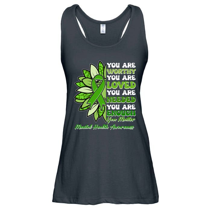 Mental Health Awareness You Matter Ladies Essential Flowy Tank