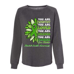 Mental Health Awareness You Matter Womens California Wash Sweatshirt