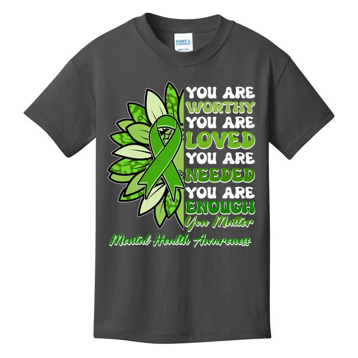 Mental Health Awareness You Matter Kids T-Shirt