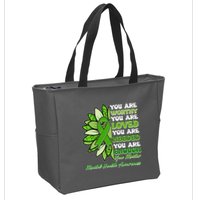 Mental Health Awareness You Matter Zip Tote Bag