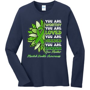 Mental Health Awareness You Matter Ladies Long Sleeve Shirt