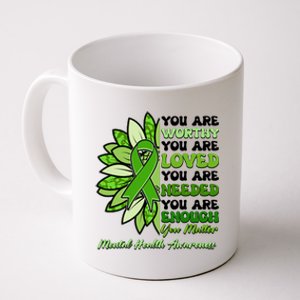 Mental Health Awareness You Matter Coffee Mug