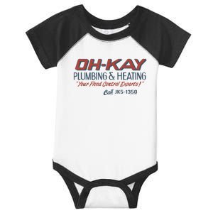 Mens Home Alone OHKAY Plumbing & Heating Infant Baby Jersey Bodysuit