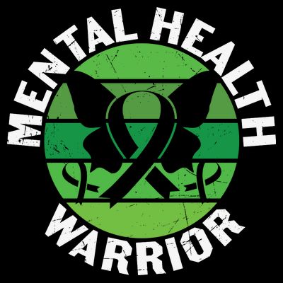 Mental Health Awareness Funny Mental Health Warrior Gift T-Shirt
