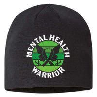 Mental Health Awareness Funny Mental Health Warrior Gift Sustainable Beanie