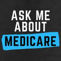 Medicare Health Ask Me About Medicare 7 Panel Mesh Trucker Snapback Hat