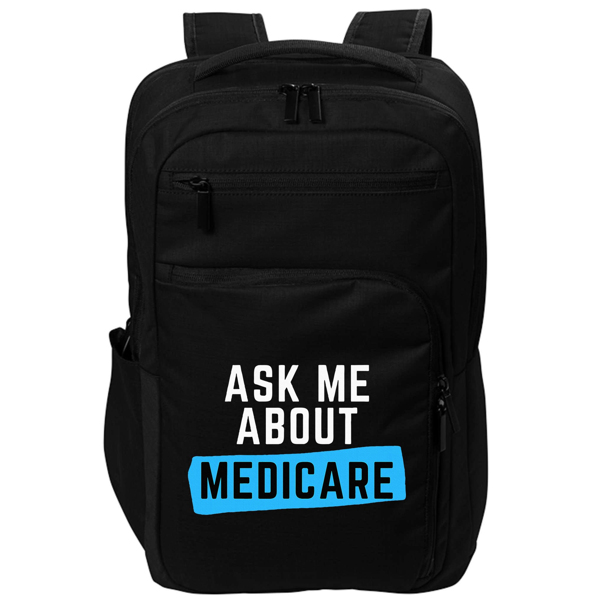 Medicare Health Ask Me About Medicare Impact Tech Backpack