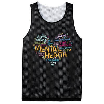 Mental Health Awareness Gifts Depression Mesh Reversible Basketball Jersey Tank