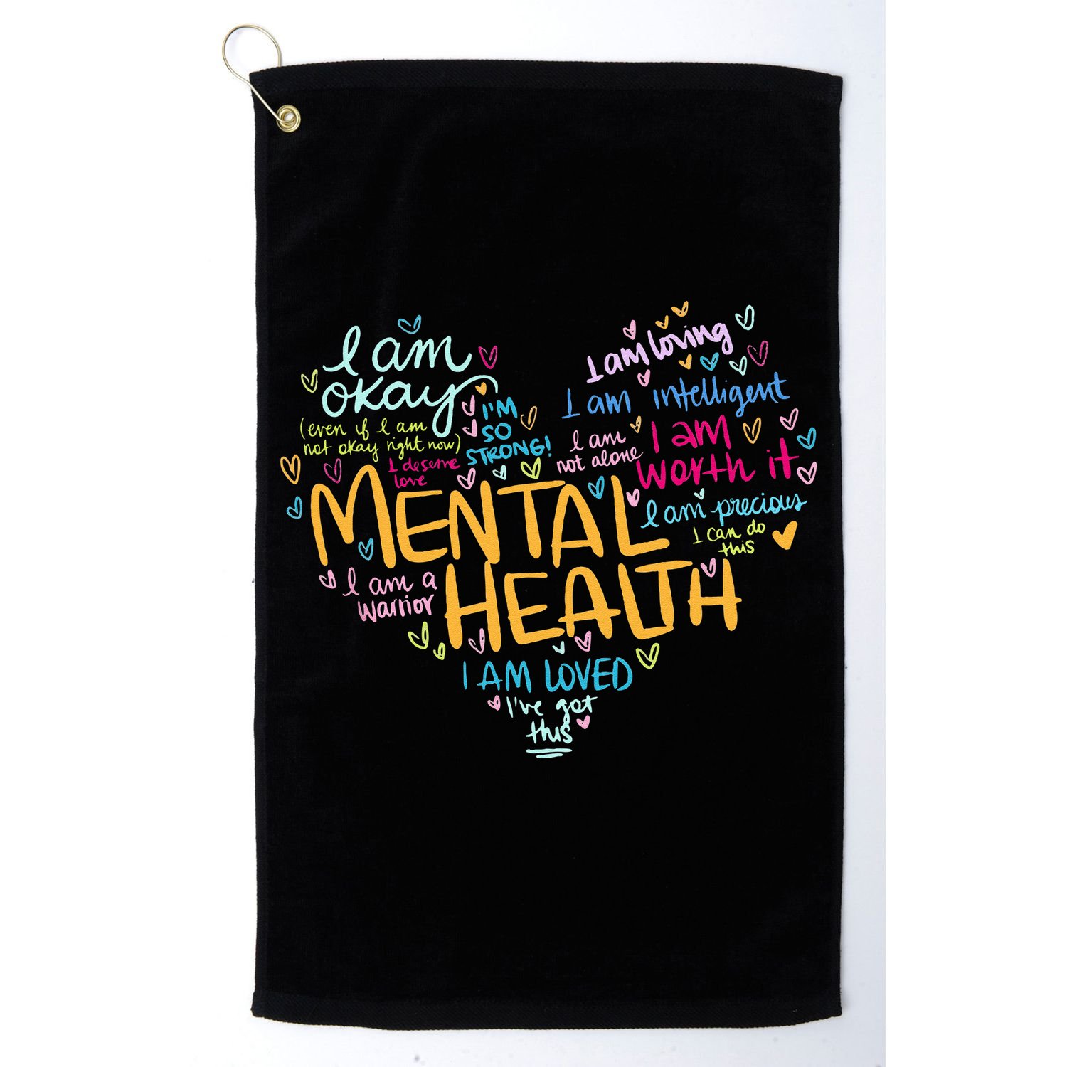 Mental Health Awareness Gifts Depression Golf Towel