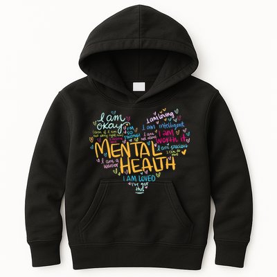 Mental Health Awareness Gifts Depression Kids Hoodie