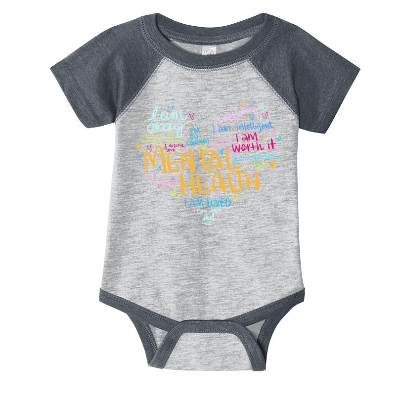 Mental Health Awareness Gifts Depression Infant Baby Jersey Bodysuit