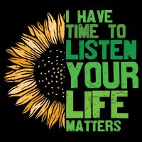 Mental Health Awareness I Have Time To Listen Matter Bucket Hat