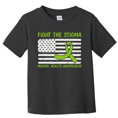 Mental Health Awareness Fight the Stigma Mental Health Toddler T-Shirt