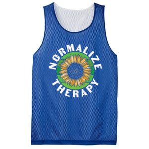 Mental Health Awareness Normalize Therapy Self Improvet Gift Mesh Reversible Basketball Jersey Tank