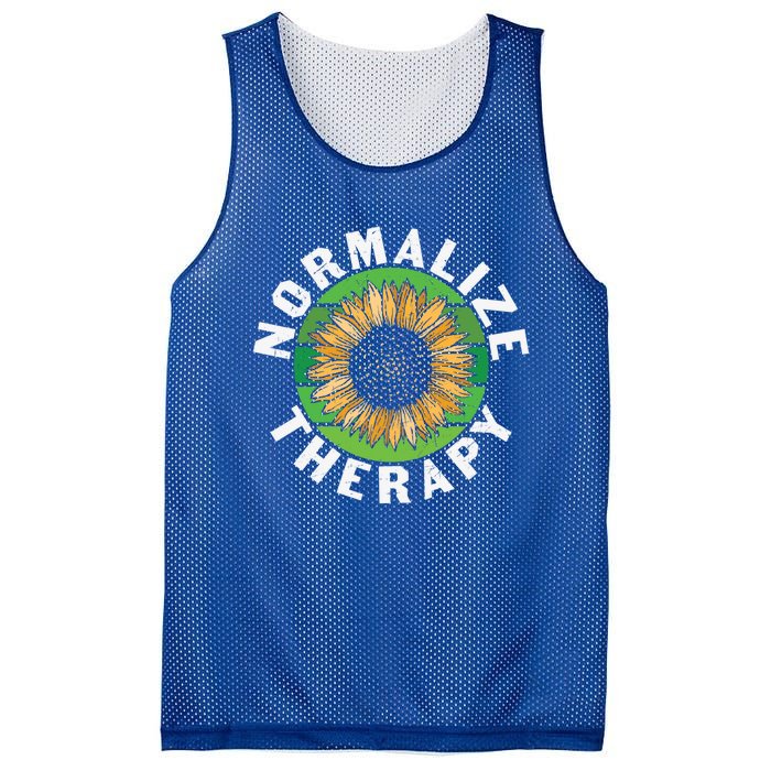 Mental Health Awareness Normalize Therapy Self Improvet Gift Mesh Reversible Basketball Jersey Tank