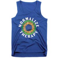 Mental Health Awareness Normalize Therapy Self Improvet Gift Tank Top